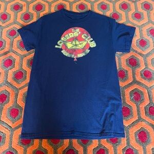 Navy & red graphic tee IT Stephen king Clown balloon ss Georgie boat ferry